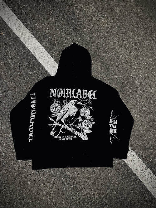 Noirlabel-ShadowMark Graphic Hoodie