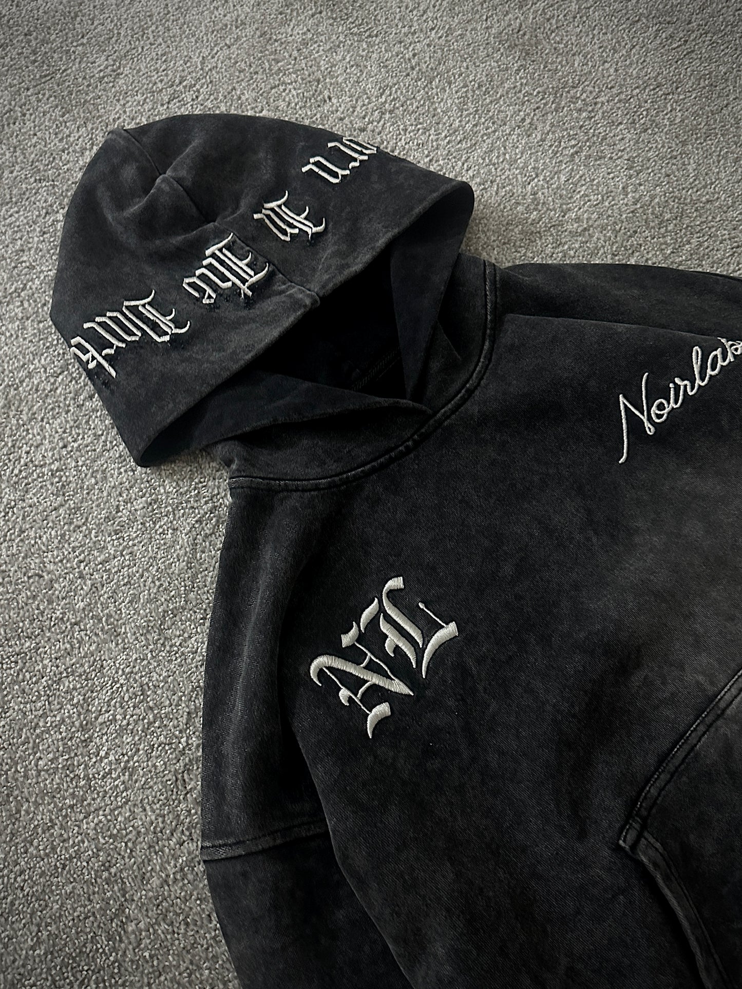 NoirLabel Washed Hoodie