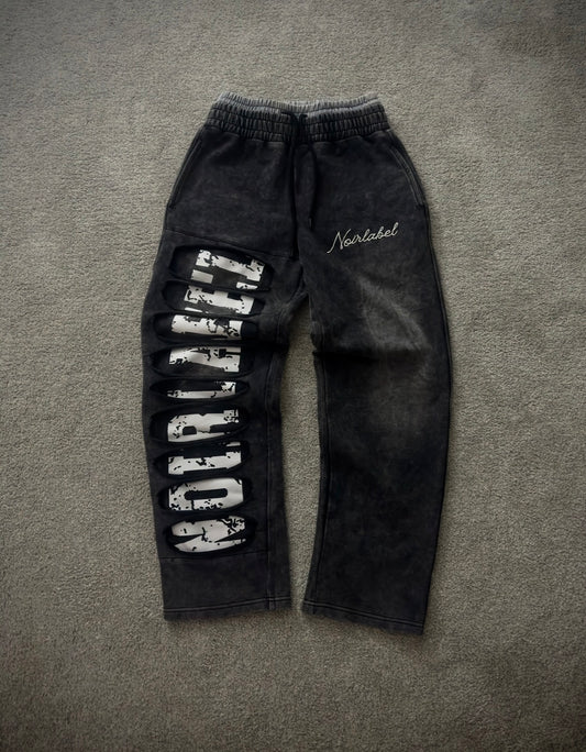NoirLabel Washed Sweatpants
