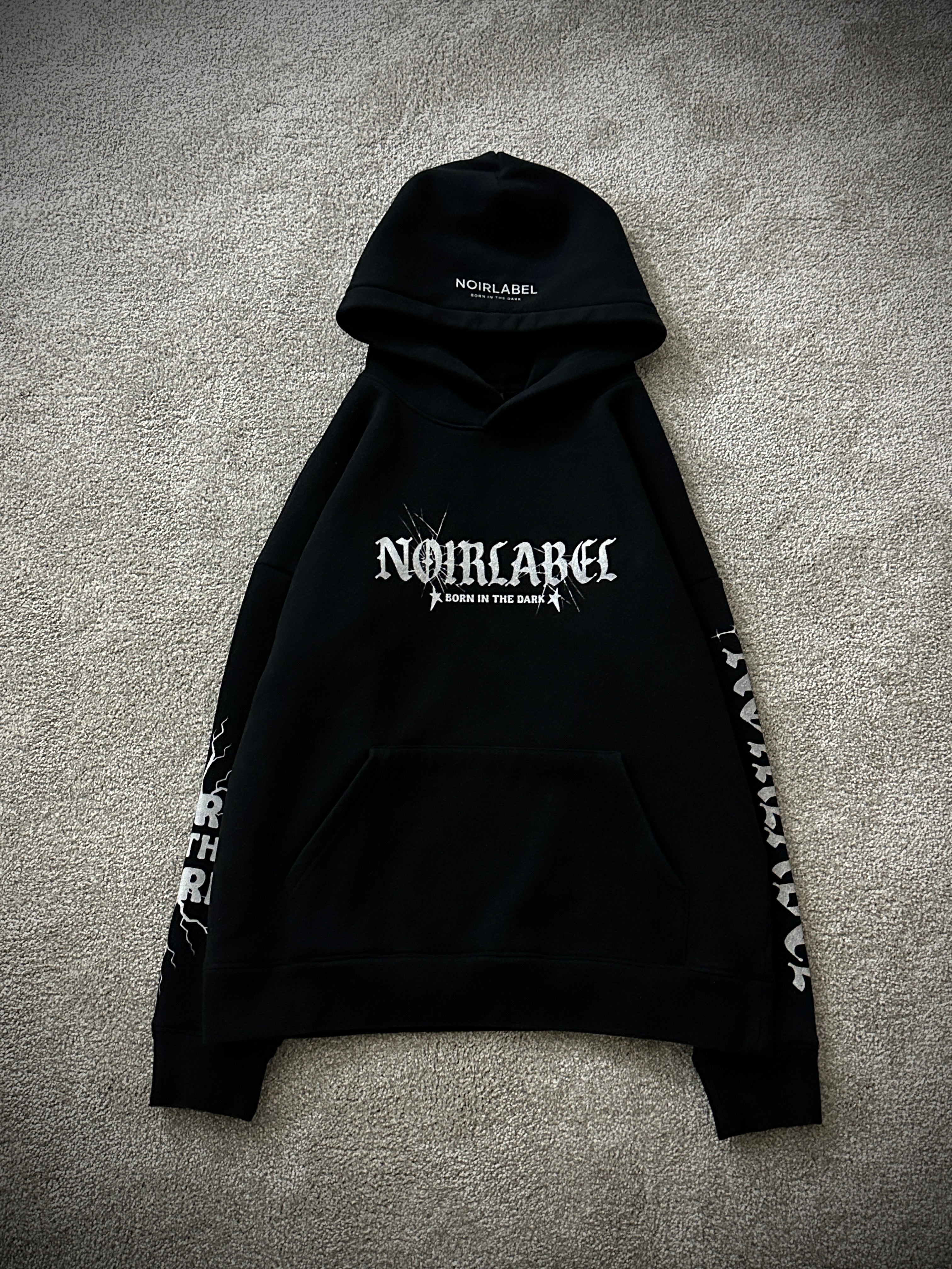 Noirlabel-ShadowMark Graphic Hoodie