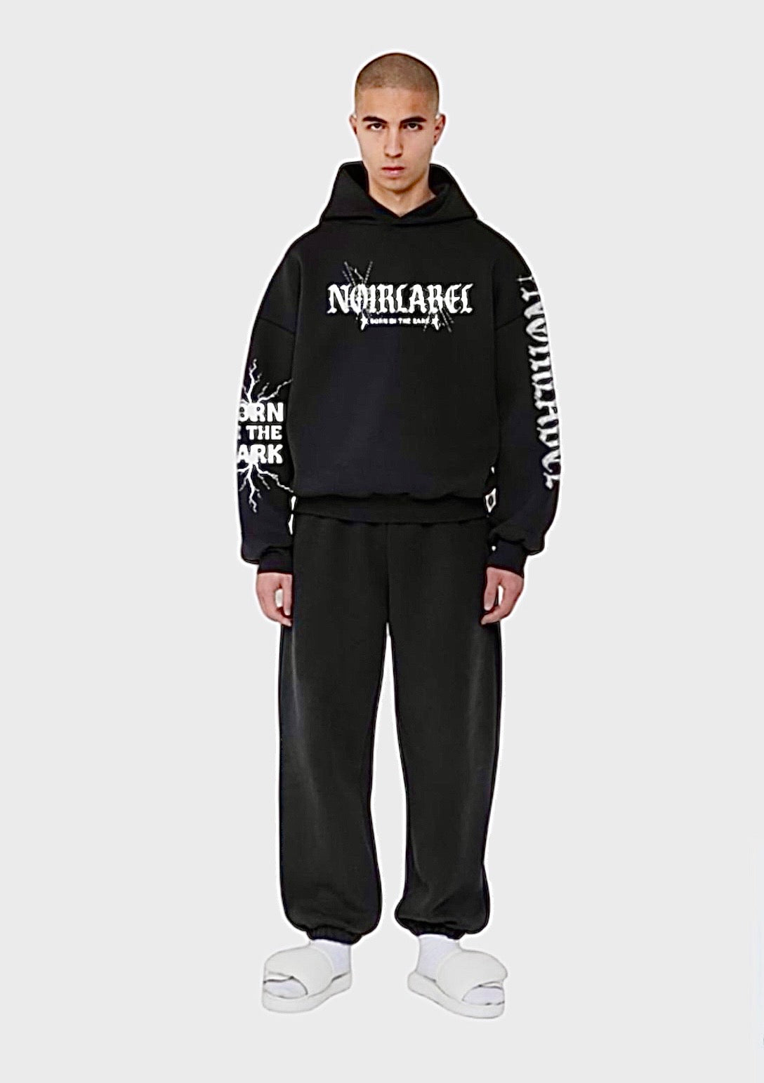 Noirlabel-ShadowMark Graphic Hoodie