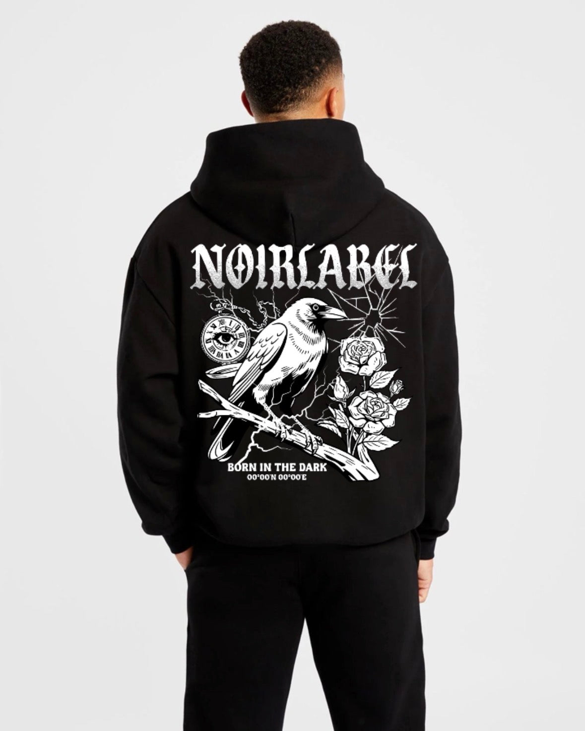 Noirlabel-ShadowMark Graphic Hoodie