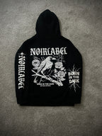 Noirlabel-ShadowMark Graphic Hoodie