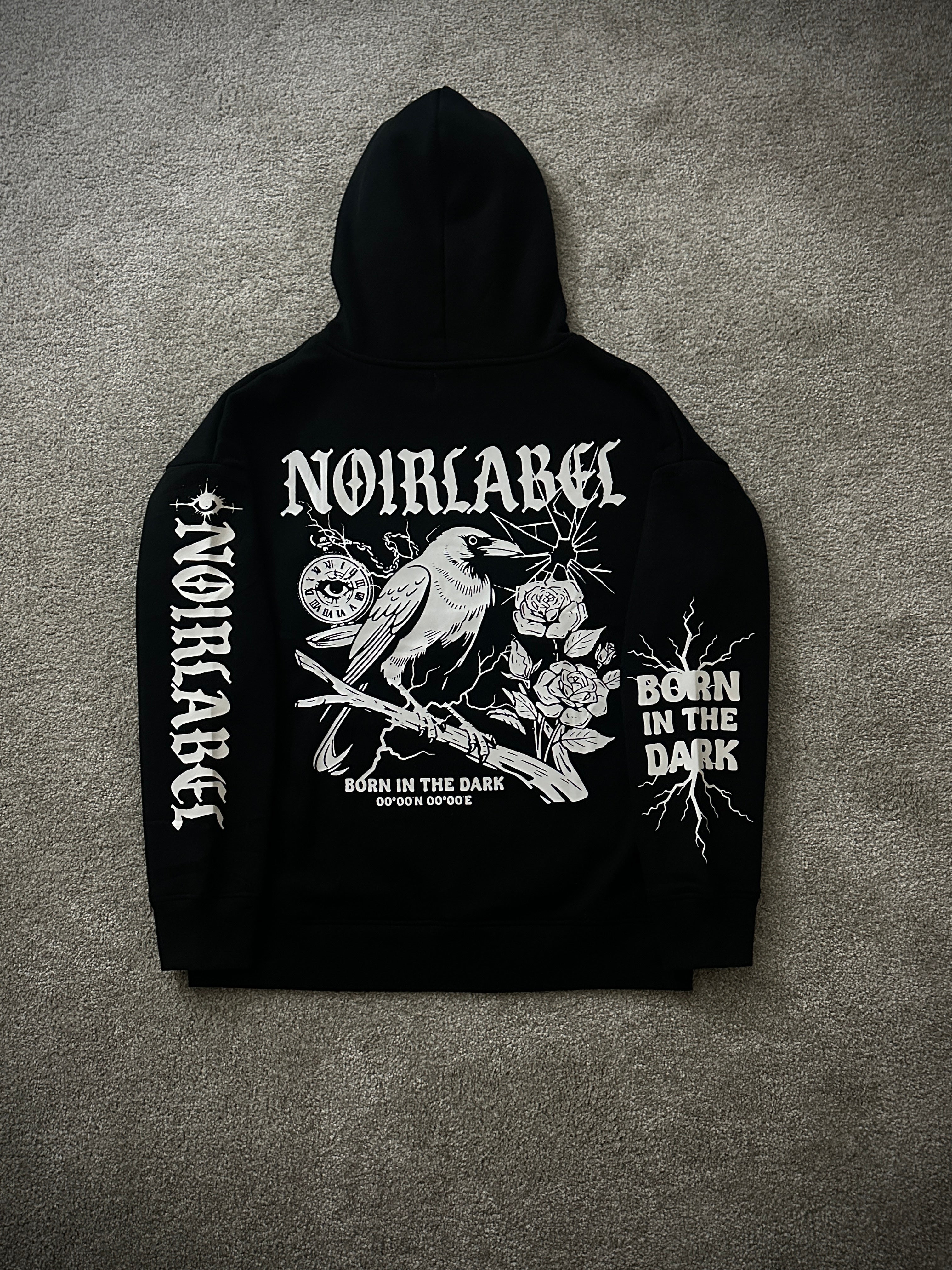 Noirlabel-ShadowMark Graphic Hoodie